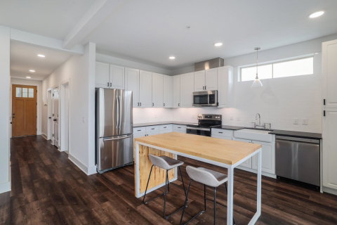 Corner unit at The Grange in Sunset Valley