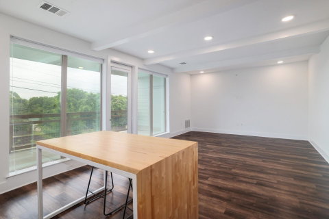 Corner unit at The Grange in Sunset Valley
