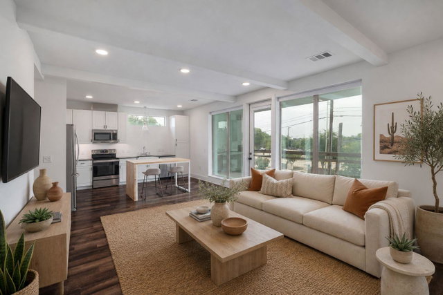 Corner unit at The Grange in Sunset Valley